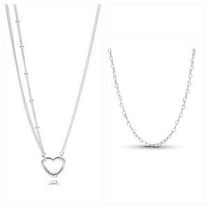 Pandora Heart Necklaces - Set of 2